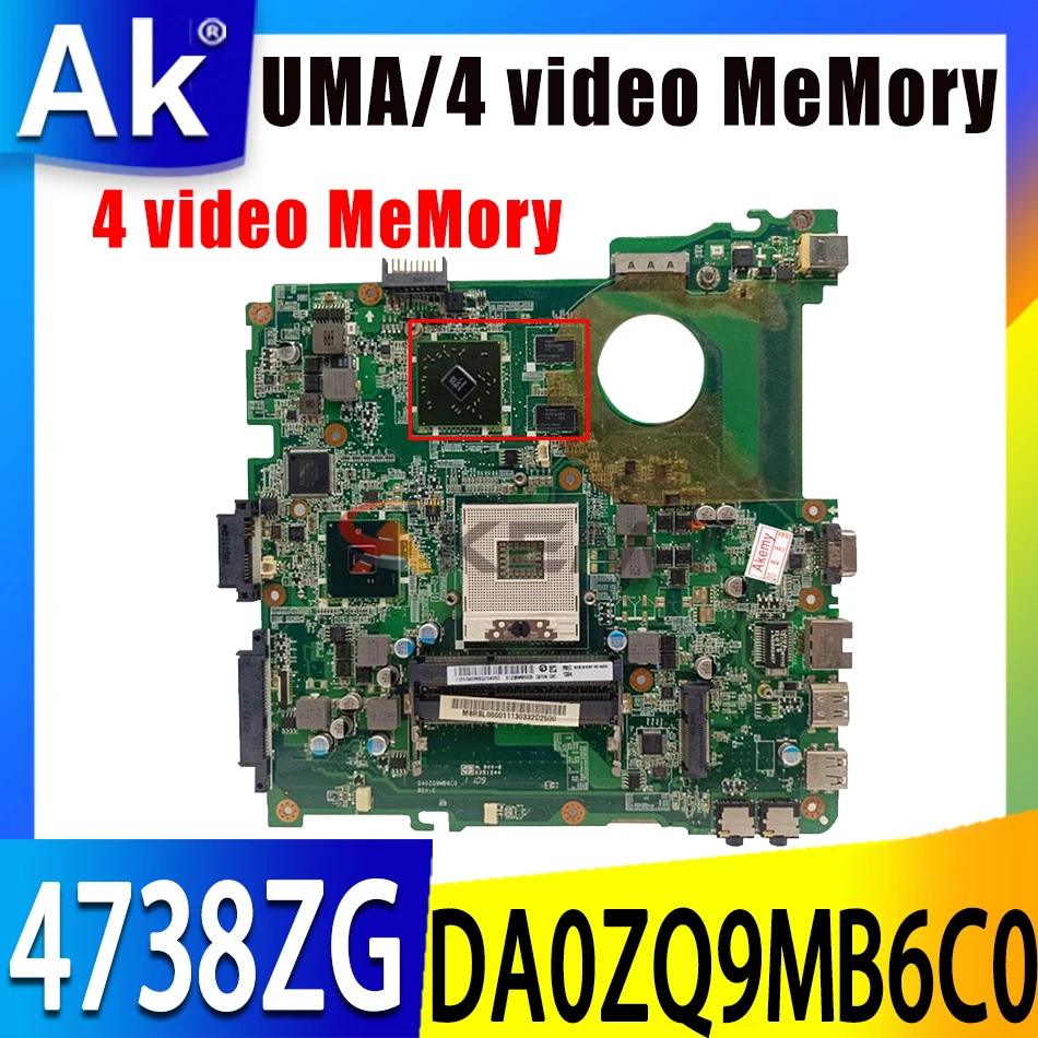 4738ZG DA0ZQ9MB6C0 motherboard for ACER 4738 4738Z 4738ZG 4738G Laptop motherboard mainboard PGA989 DDR3
4738ZG DA0ZQ9MB6C0 motherboard for ACER 4738 4738Z 4738ZG 4738G Laptop motherboard mainboard PGA989 DDR3