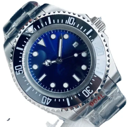 High-Top Mens Mechanical Automatic Watch Black Blue Ceramic Bezel Stainless Steel Bracelet Sapphire 44mm
High-Top Mens Mechanical Automatic Watch Black Blue Ceramic Bezel Stainless Steel Bracelet Sapphire 44mm