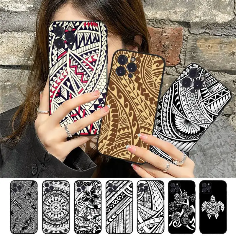 Maori polynesian samoan tribal Phone Case For iPhone 8 7 6 6S Plus X SE 2020 XR XS 14 11 12 13 Mini Pro Max Mobile Case
Maori polynesian samoan tribal Phone Case For iPhone 8 7 6 6S Plus X SE 2020 XR XS 14 11 12 13 Mini Pro Max Mobile Case