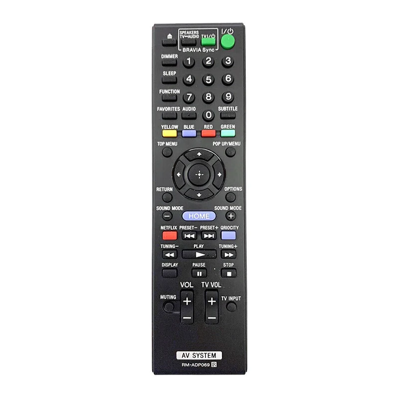 New RM-ADP069 For SONY Blu-ray DVD Home Theater AV System Remote BDV-E380 BDV-EF200 HBD-E370 HBD-E970W HBD-F500 HBD-E670W
New RM-ADP069 For SONY Blu-ray DVD Home Theater AV System Remote BDV-E380 BDV-EF200 HBD-E370 HBD-E970W HBD-F500 HBD-E670W