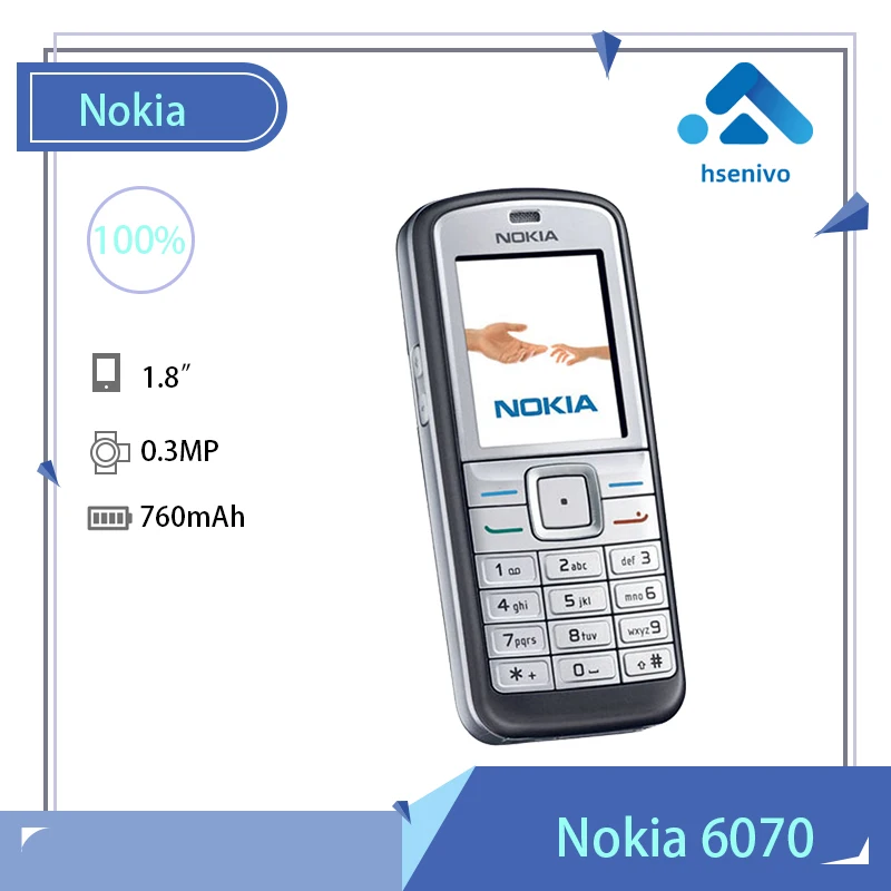 Nokia 6070 refurbished-Original Nokia 6070 Unlocked Mobile Phone 2G GSM Cheap Nokia phone One year warranty Free shipping
Nokia 6070 refurbished-Original Nokia 6070 Unlocked Mobile Phone 2G GSM Cheap Nokia phone One year warranty Free shipping
