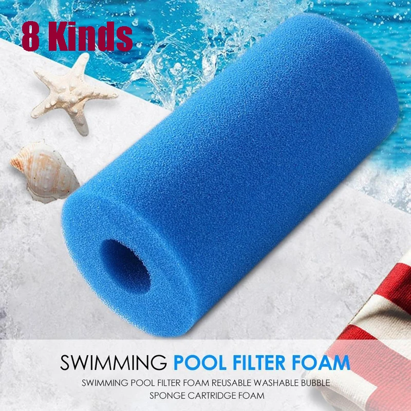 For Intex Type I/II/VI/D/H/S1/A/B Washable Reusable Swimming Pool Filter Foam Sponge Filter Sponges Accessories 
For Intex Type I/II/VI/D/H/S1/A/B Washable Reusable Swimming Pool Filter Foam Sponge Filter Sponges Accessories