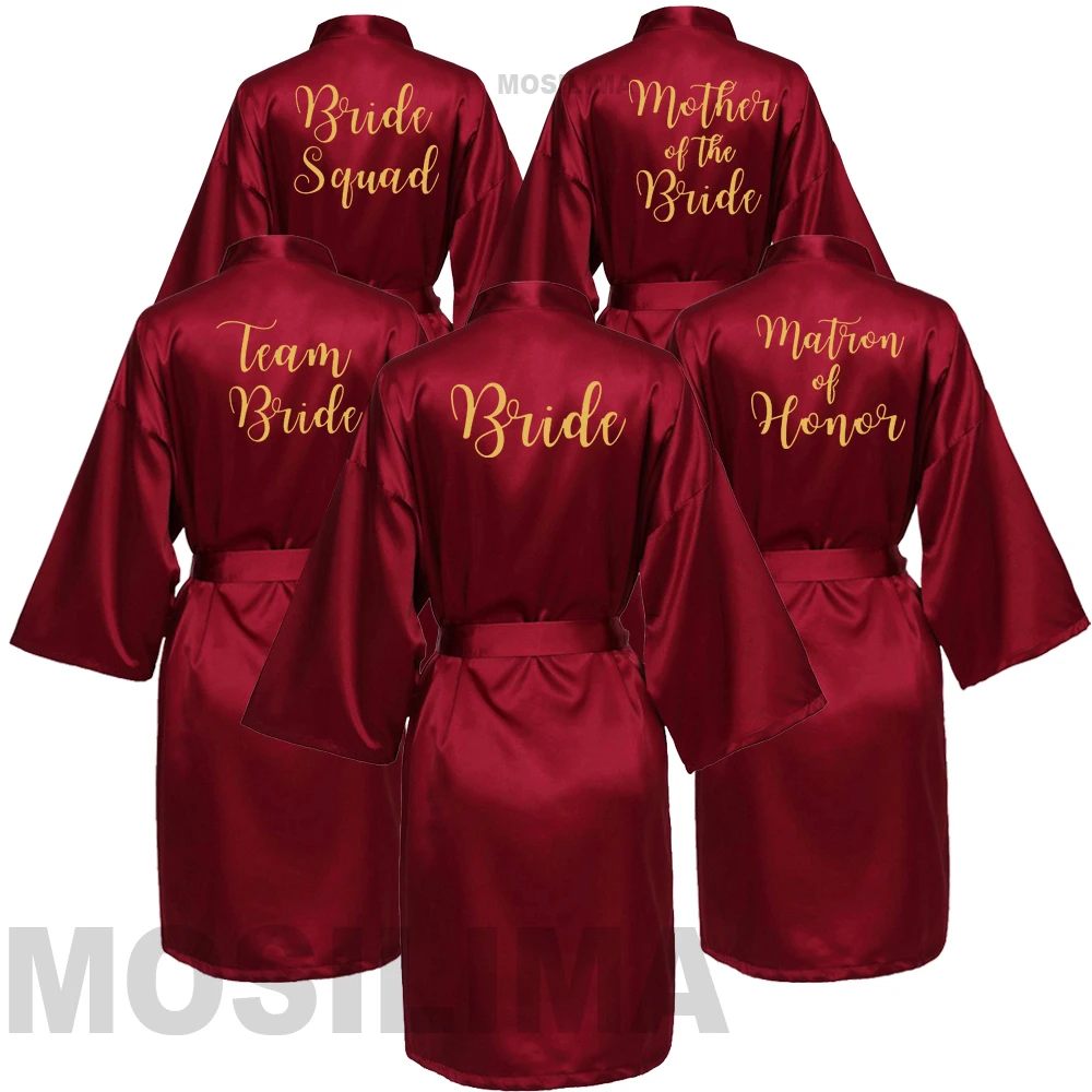 Bride Bridesmaid Wedding Robe Kimono Bathrobe Gown Nightgown Casual Satin Short Women Sexy Nightwear Sleepwear SP603
Bride Bridesmaid Wedding Robe Kimono Bathrobe Gown Nightgown Casual Satin Short Women Sexy Nightwear Sleepwear SP603