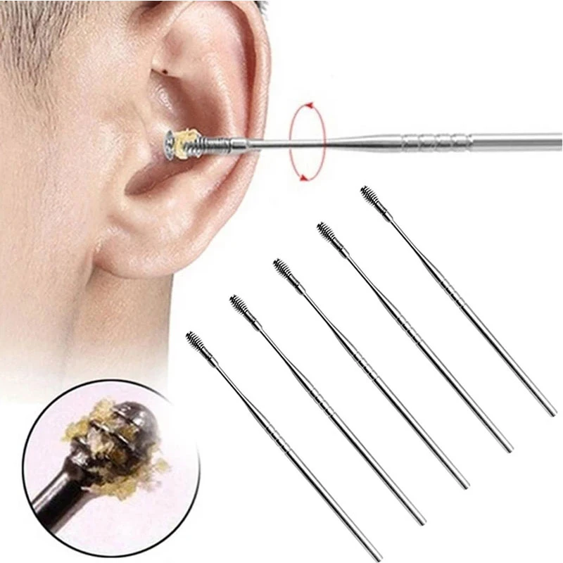 1pcs Ear Cleaner Set Ear Cleaning Spiral Earpick Ear Wax Remover Ear Curette Spiral Ear Spoon Earpick Set Ear Cleaning Tools YZL
1pcs Ear Cleaner Set Ear Cleaning Spiral Earpick Ear Wax Remover Ear Curette Spiral Ear Spoon Earpick Set Ear Cleaning Tools YZL