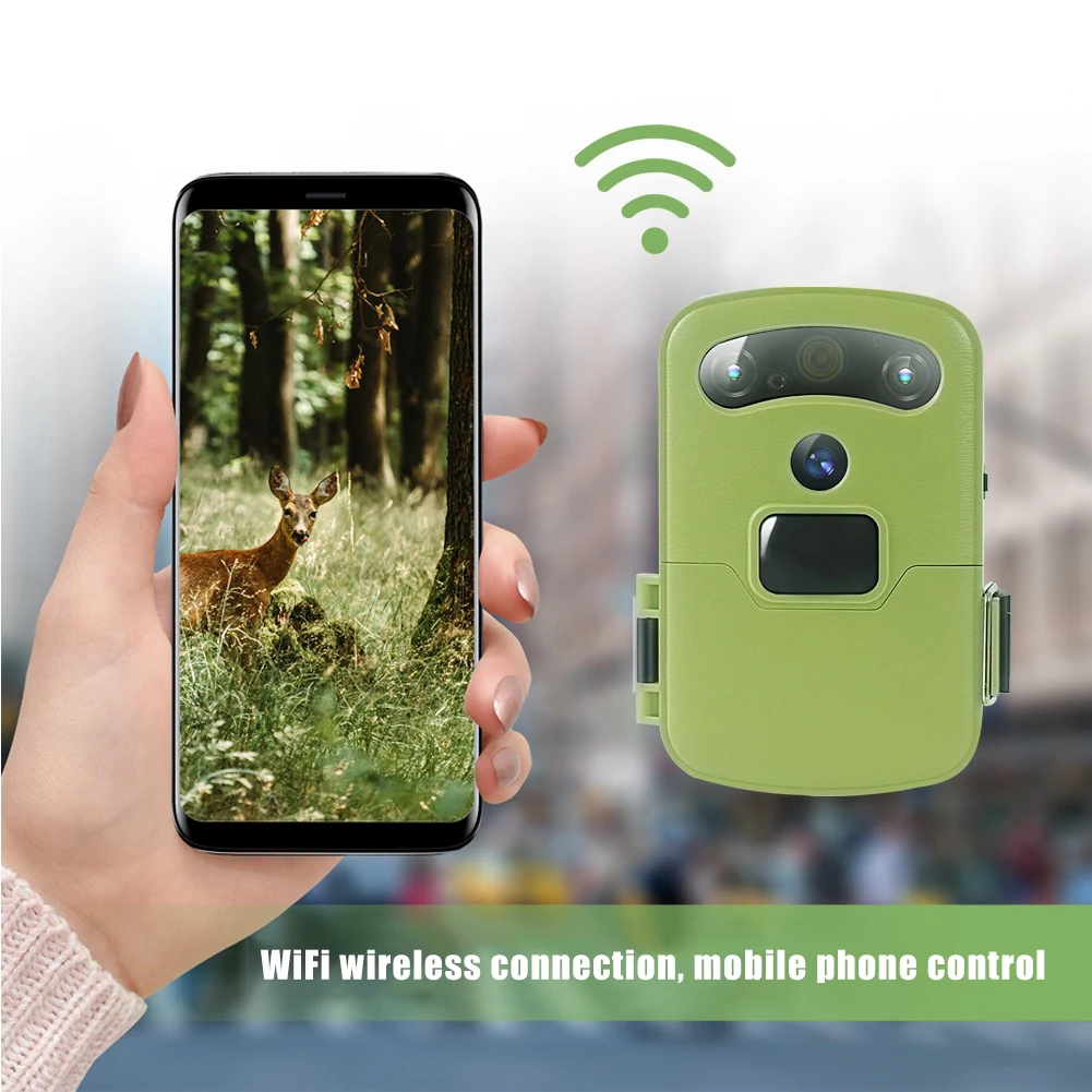 DV100 Wifi Infrared Hunting Camera IP66 Waterproof 0.5S Trigger Time Night Vision Motion Wildlife Tracking Surveillance Camera
DV100 Wifi Infrared Hunting Camera IP66 Waterproof 0.5S Trigger Time Night Vision Motion Wildlife Tracking Surveillance Camera