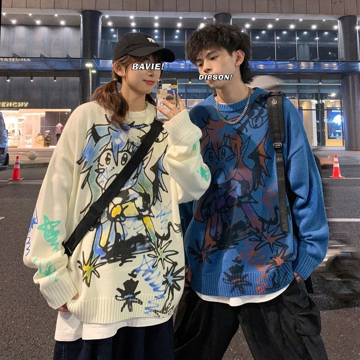 Privathinker Autumn Winter Graffiti Cartoon Sweater Anime Loose Brand Streetwear Unisex Clothing Harajuku Male Knitted Pullover
Privathinker Autumn Winter Graffiti Cartoon Sweater Anime Loose Brand Streetwear Unisex Clothing Harajuku Male Knitted Pullover
