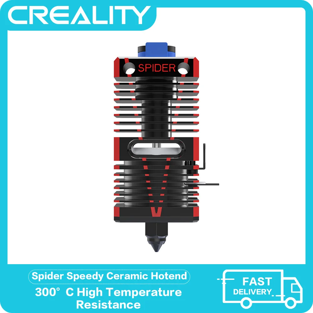 

CREALITY Original Spider Speedy Ceramic Hotend Kit Rapid Heating High Flow Printing For Ender & CR Series 3D Printers Spot Goods