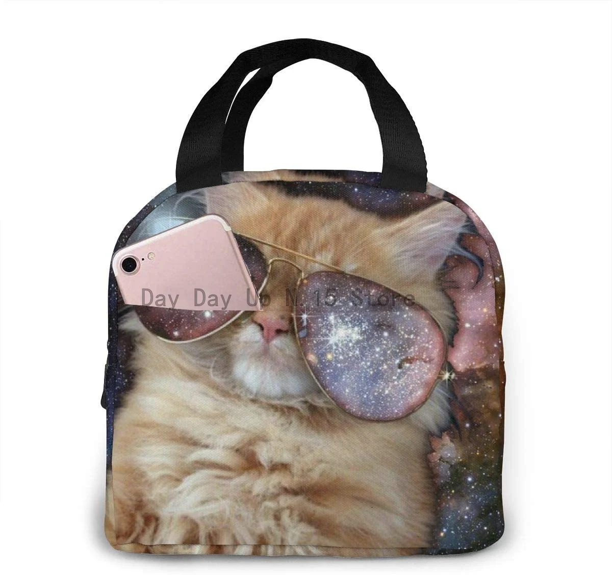 Cats In Space Portable Lunch Bag Insulated Cooler Bag Lunch Handbag Food Zipper Storage Lunch Box Keep Warm
Cats In Space Portable Lunch Bag Insulated Cooler Bag Lunch Handbag Food Zipper Storage Lunch Box Keep Warm