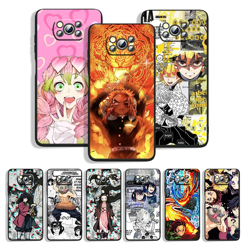 Manga Kimetsu no Yaiba For Xiaomi POCO M4 M3 C3 X4 X3 X2 F3 X2 F1 Pro NFC GT Mi Play Mix 3 A2 lite Black Soft Phone Case
Manga Kimetsu no Yaiba For Xiaomi POCO M4 M3 C3 X4 X3 X2 F3 X2 F1 Pro NFC GT Mi Play Mix 3 A2 lite Black Soft Phone Case