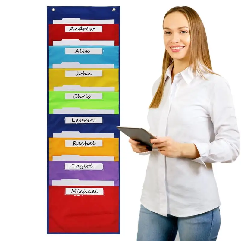 Wall Mounted File Holder Assorted Color Hanging Pocket Storage Bag Heavy Duty Storage Pocket Bag For File Folders Assignments
Wall Mounted File Holder Assorted Color Hanging Pocket Storage Bag Heavy Duty Storage Pocket Bag For File Folders Assignments