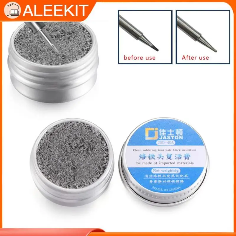 Refresher Solder Clean Paster Non-stick Tin Lead-free Cleaning Welding Electrical Soldering Iron Tip Solder Paste Repair Tool
Refresher Solder Clean Paster Non-stick Tin Lead-free Cleaning Welding Electrical Soldering Iron Tip Solder Paste Repair Tool
