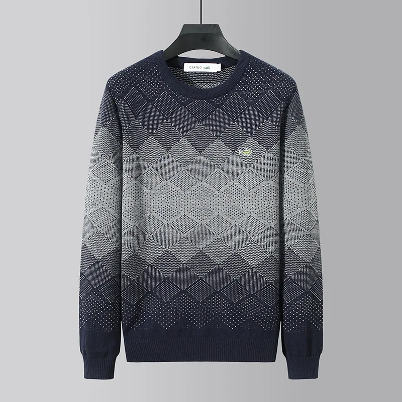 CARTELO Autumn and Spring Fashion Long Sleeve Retro Sweater Jacket Knitted Casual Pullover Sweater
CARTELO Autumn and Spring Fashion Long Sleeve Retro Sweater Jacket Knitted Casual Pullover Sweater