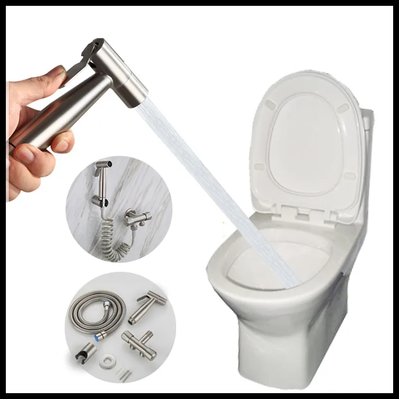 Handheld Bidet Sprayer Set for Toilet Stainless Steel Hand Bidet Faucet for Bathroom Hand Sprayer Shower Head Self Cleaning
Handheld Bidet Sprayer Set for Toilet Stainless Steel Hand Bidet Faucet for Bathroom Hand Sprayer Shower Head Self Cleaning
