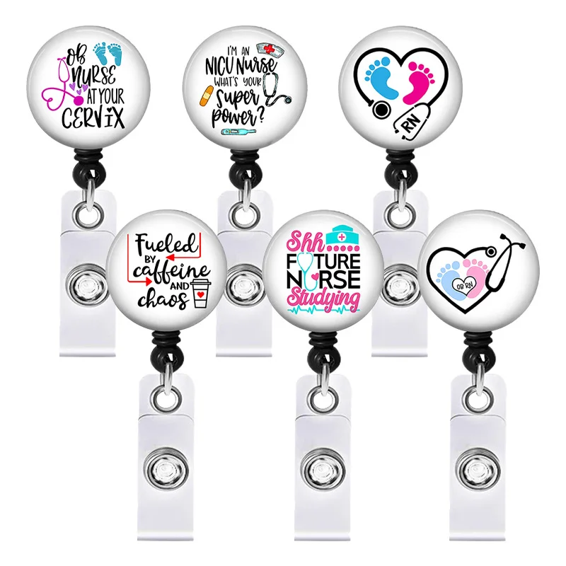 1pc Retractable Nurse Badge Reel Clip Cartoon Medicine Doctor Students IC ID Card Badge Holder
1pc Retractable Nurse Badge Reel Clip Cartoon Medicine Doctor Students IC ID Card Badge Holder