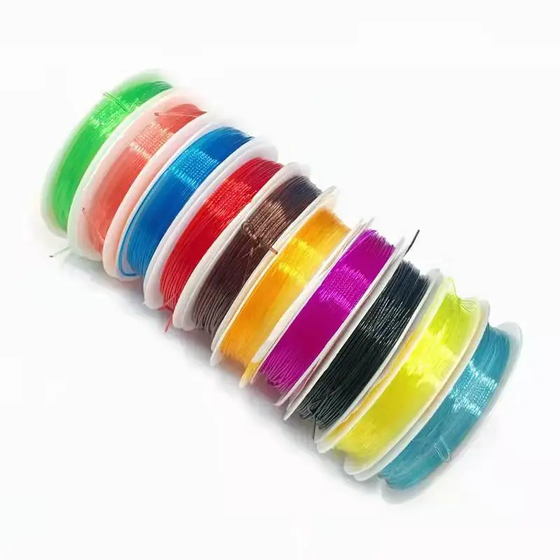 String Strong Elastic For Jewelry Making Stretch Thread Crystal Beading Cord 0.5/0.6/0.7/0.8/1.0mm Random Color Bracelet Wires
String Strong Elastic For Jewelry Making Stretch Thread Crystal Beading Cord 0.5/0.6/0.7/0.8/1.0mm Random Color Bracelet Wires