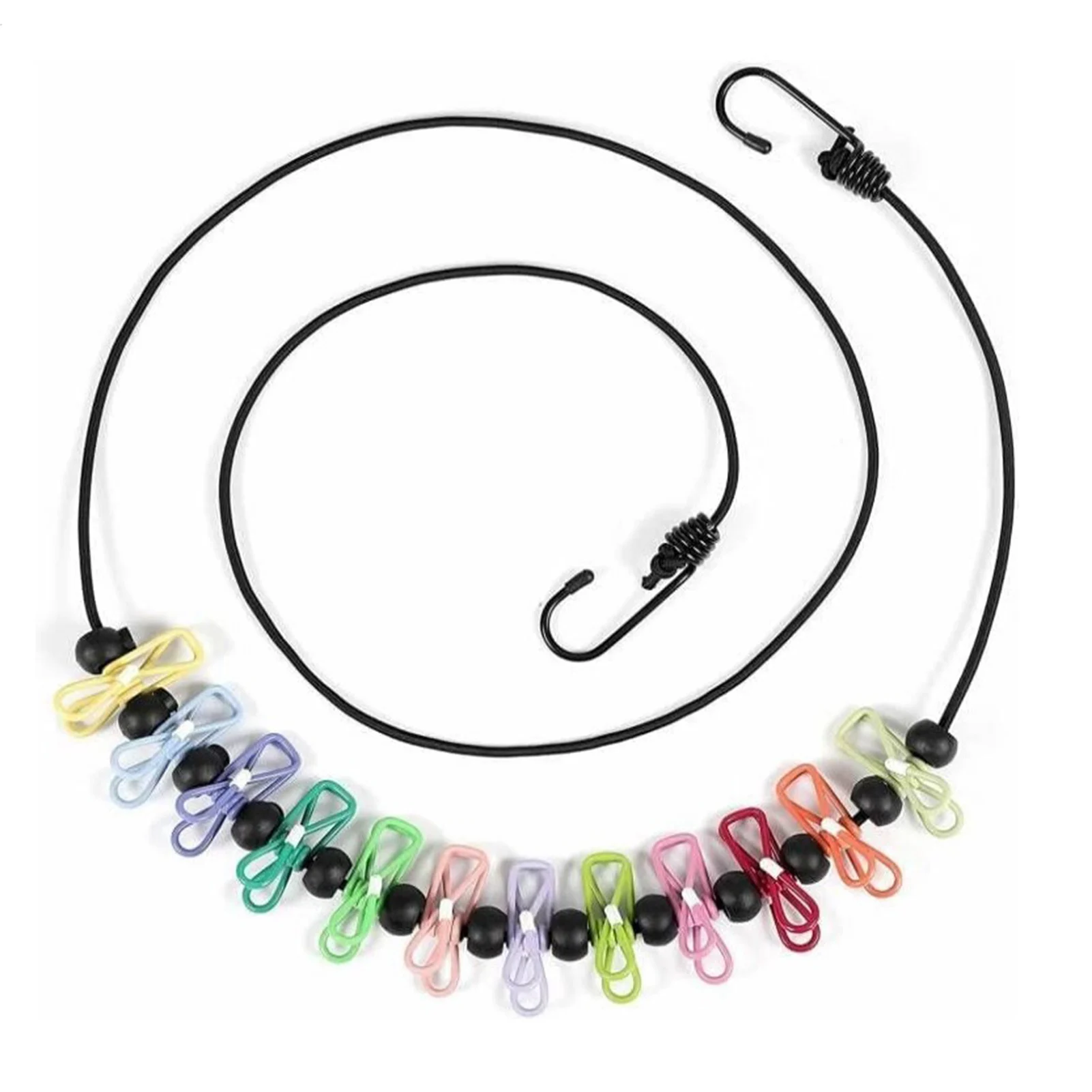 Portable Elastic Clothesline Camping Clothesline With 13 Non-Slip Clips 12 Clothes Clips Windproof Clothesline For Travel Holida
Portable Elastic Clothesline Camping Clothesline With 13 Non-Slip Clips 12 Clothes Clips Windproof Clothesline For Travel Holida