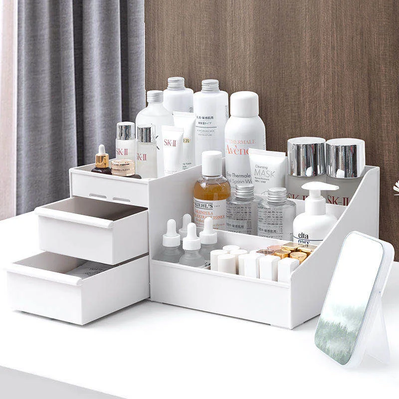 1pcLarge Capacity Cosmetic Storage Box Makeup Drawer Organizer Jewelry Nail Polish Makeup Container Desktop Sundries Storage Box
1pcLarge Capacity Cosmetic Storage Box Makeup Drawer Organizer Jewelry Nail Polish Makeup Container Desktop Sundries Storage Box
