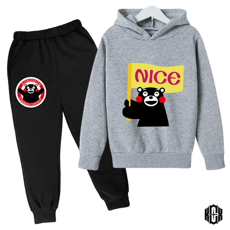 2024 Kumamon Kids Sweatshirt Pants Suit Coat Casual Boys Girls Long Sleeve Kumamon Cotton Hoodies Children Pullover Sportswear 
2024 Kumamon Kids Sweatshirt Pants Suit Coat Casual Boys Girls Long Sleeve Kumamon Cotton Hoodies Children Pullover Sportswear