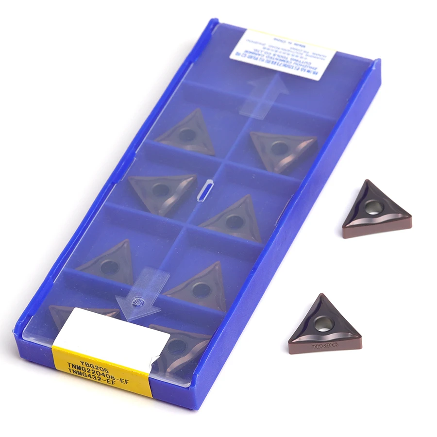 TNMG160404-EF TNMG160408-EF TNMG220404-EF TNMG220408-EF YBG205 External cutting tools of CNC lathe High quality carbide inserts
TNMG160404-EF TNMG160408-EF TNMG220404-EF TNMG220408-EF YBG205 External cutting tools of CNC lathe High quality carbide inserts
