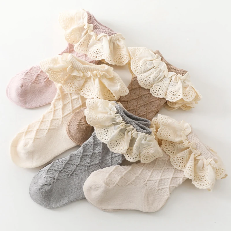 2023 New Fashion Newborn Toddlers Girls Ruffled Socks Frilly Cotton Ankle Socks with Lacework Decoration 0-2Y baby girl socks
2023 New Fashion Newborn Toddlers Girls Ruffled Socks Frilly Cotton Ankle Socks with Lacework Decoration 0-2Y baby girl socks