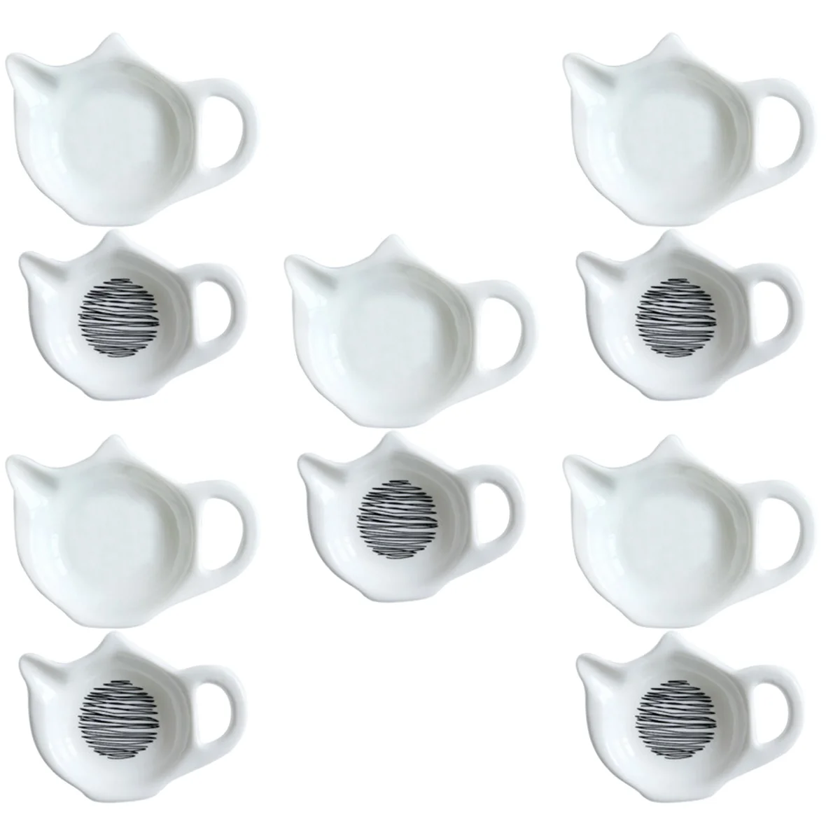 10 Pcs Special Ceramic Decorative Portable Coffee Spoon Rest Delicate Teabag Dish for Coffee Station Home
10 Pcs Special Ceramic Decorative Portable Coffee Spoon Rest Delicate Teabag Dish for Coffee Station Home