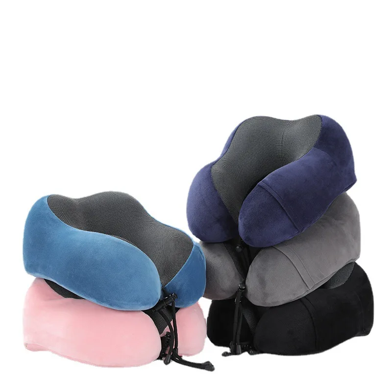 

New U-Shaped Memory Foam Neck Pillows Cervical Healthcare Bedding Drop Shopping Soft Slow Rebound Space Travel Pillow
