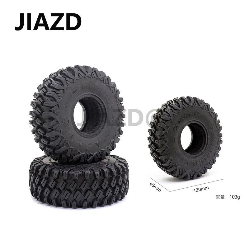 4PCS 120MM 1.9inch Rubber Mud Grappler Tires for 1:10 RC Crawler Axial SCX10 90046 90047 TRX-4 Defender G500 TRX6 G63 YIKONG
4PCS 120MM 1.9inch Rubber Mud Grappler Tires for 1:10 RC Crawler Axial SCX10 90046 90047 TRX-4 Defender G500 TRX6 G63 YIKONG