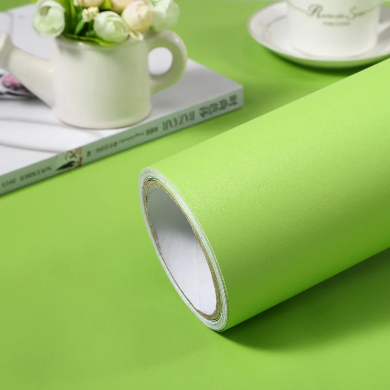 Thickening of pure color sticker adhesive waterproof wallpaper plain apple green background Boeing frosted piece of furniture
Thickening of pure color sticker adhesive waterproof wallpaper plain apple green background Boeing frosted piece of furniture