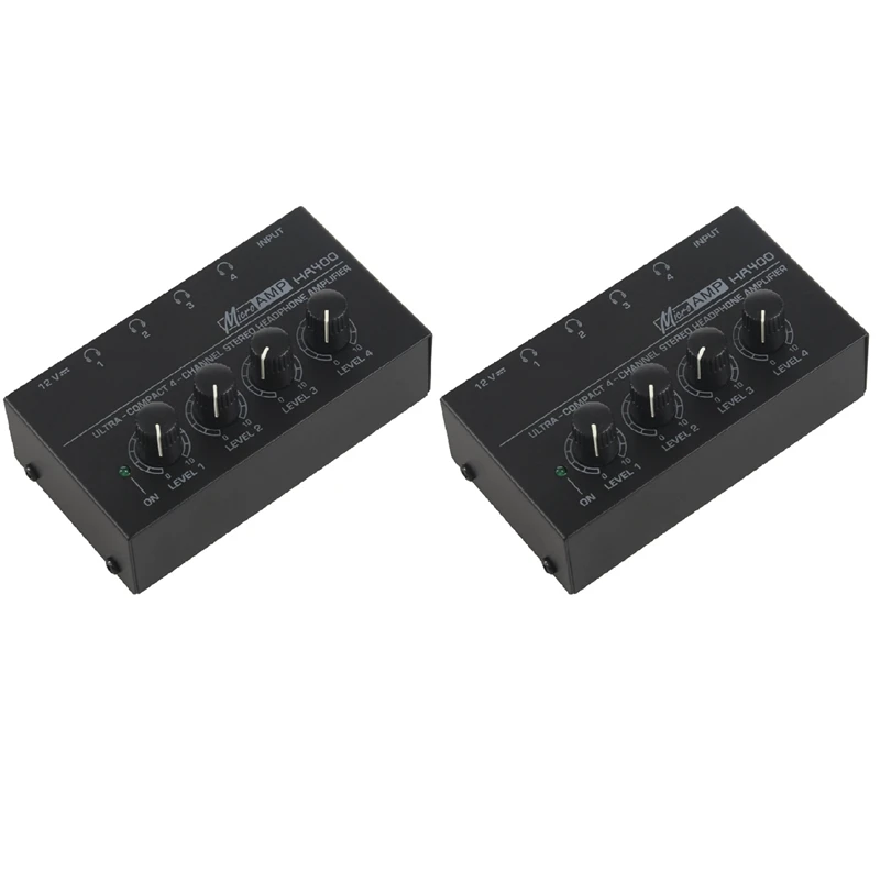 2X Eu Plug,Ha400 Ultra-Compact 4 Channels Mini Audio Stereo Headphone Amplifier with Power Adapter Black
2X Eu Plug,Ha400 Ultra-Compact 4 Channels Mini Audio Stereo Headphone Amplifier with Power Adapter Black