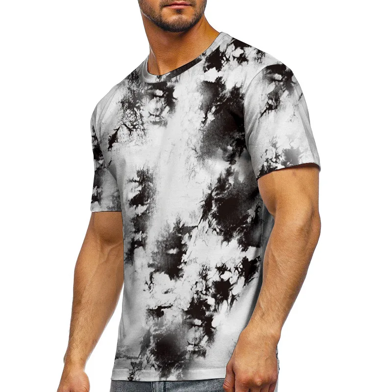 Men Sports short T-Shirts Summer Personalized Printting Top Round Neck Casual Hip Hop T-Shirt Men s Loose Short Sleeve
Men Sports short T-Shirts Summer Personalized Printting Top Round Neck Casual Hip Hop T-Shirt Men s Loose Short Sleeve