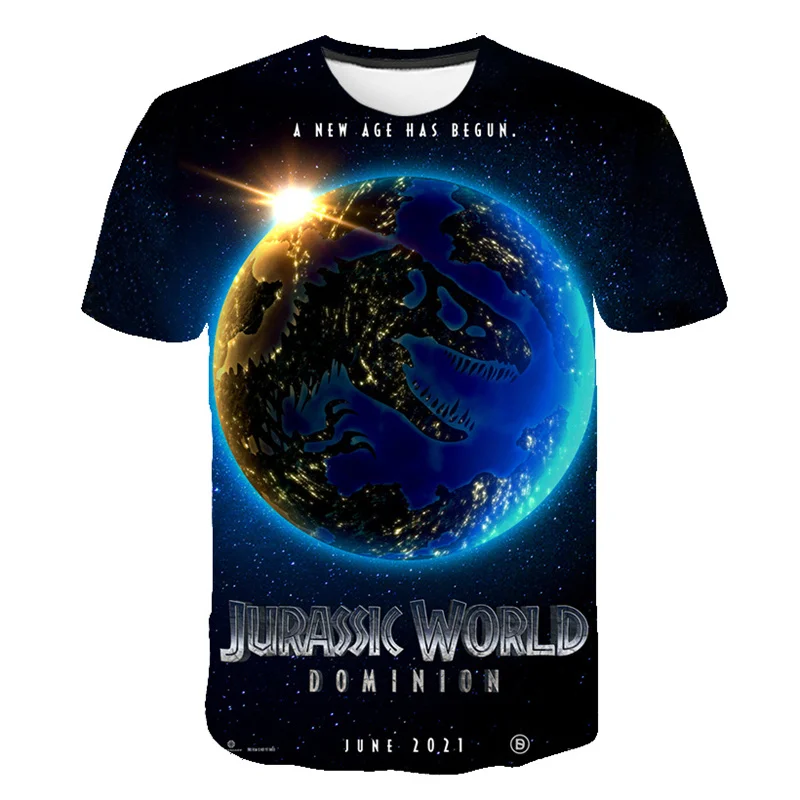 New Kids Boys Girls Summer Dinosaur Jurassic World Dominion T-shirts Short Sleeved T Shirt 3 4 5 6 7 8-14 Year Children Clothing
New Kids Boys Girls Summer Dinosaur Jurassic World Dominion T-shirts Short Sleeved T Shirt 3 4 5 6 7 8-14 Year Children Clothing