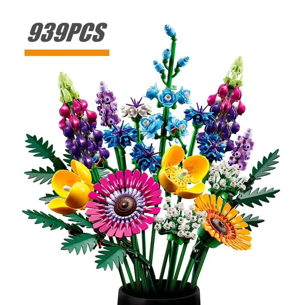 FIT 10313 10314 10280 Wildflower Dried Flower Bouquet Perpetual Home Decoration Plant Potted Model Building Block Gift Kid Set
FIT 10313 10314 10280 Wildflower Dried Flower Bouquet Perpetual Home Decoration Plant Potted Model Building Block Gift Kid Set