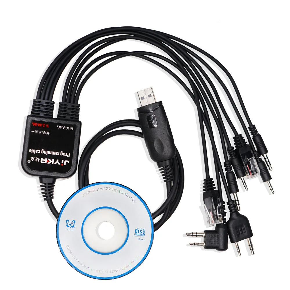 Многофункциональный USB-кабель для программирования 8 в 1 с CD Baofeng Walkie Talkie UV5R UV82 для TYT Kenwood Motorola Yaesu HYT Radio
Многофункциональный USB-кабель для программирования 8 в 1 с CD Baofeng Walkie Talkie UV5R UV82 для TYT Kenwood Motorola Yaesu HYT Radio