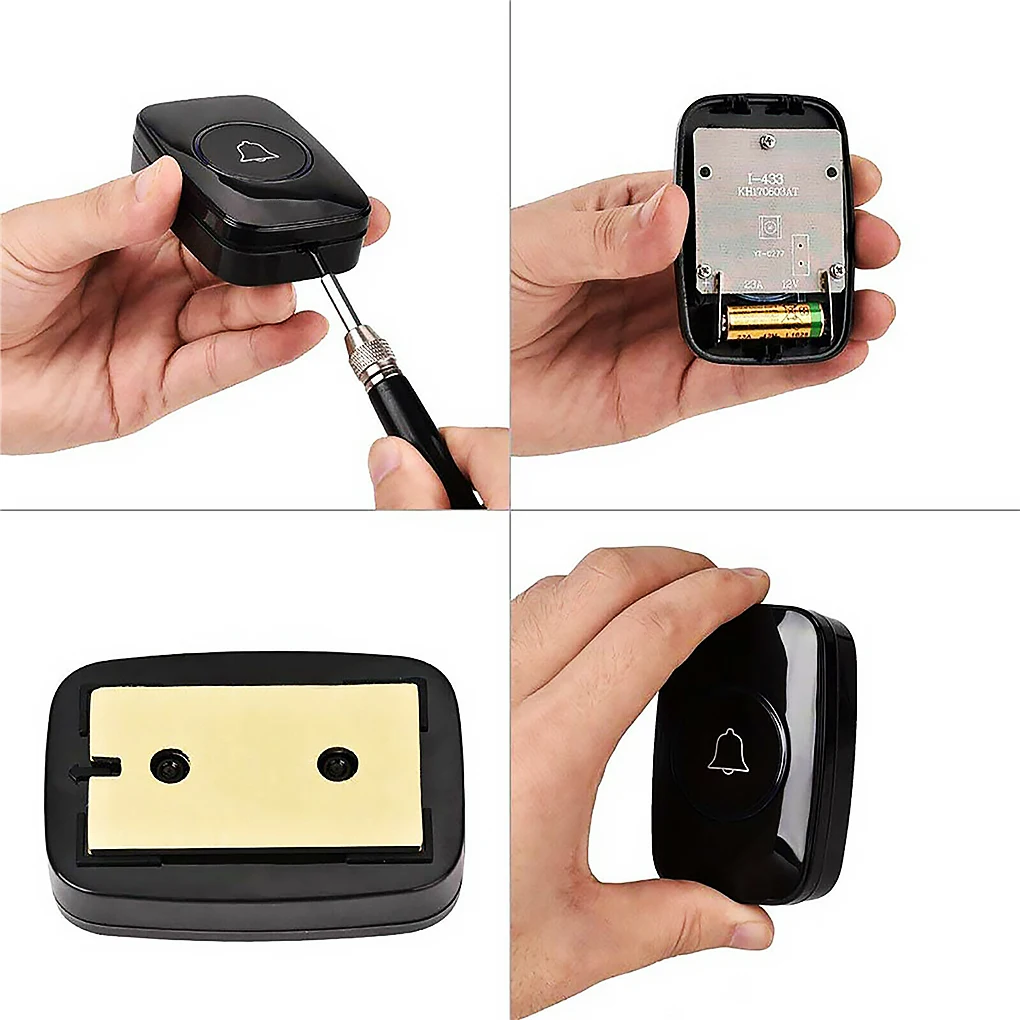 Wireless Door Bell IP44 Waterproof Smart Doorbell with Receiver and Transmitter US
Wireless Door Bell IP44 Waterproof Smart Doorbell with Receiver and Transmitter US