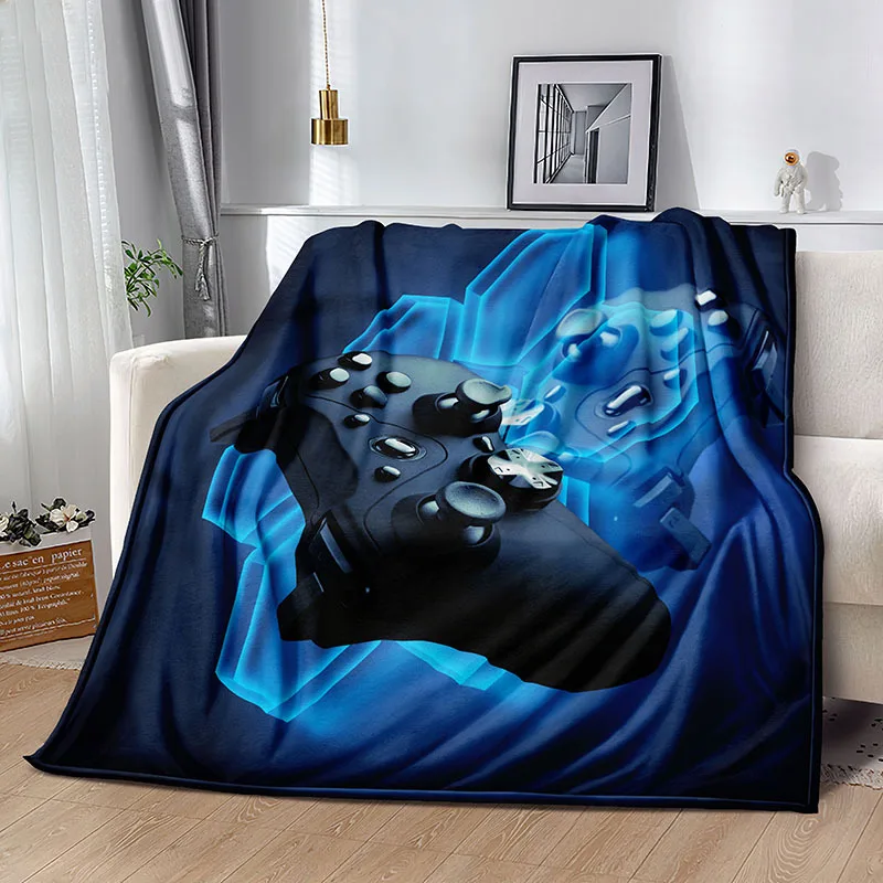 1pc Blue Gamepad Throw Blanket For Boys Gamer, Blanket And Throw For Sofa & Bed, Soft Bedding, New Year Gift
1pc Blue Gamepad Throw Blanket For Boys Gamer, Blanket And Throw For Sofa & Bed, Soft Bedding, New Year Gift