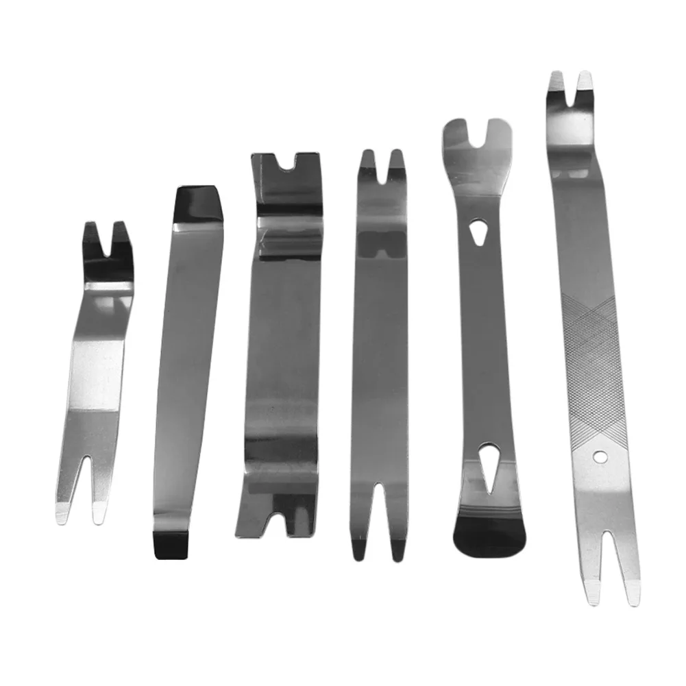 6Pcs Trim Removal Tool Terminal Fastener Remover Steel Pry Tools High Strength For Trim Molding Door Panels And Dashboards
6Pcs Trim Removal Tool Terminal Fastener Remover Steel Pry Tools High Strength For Trim Molding Door Panels And Dashboards