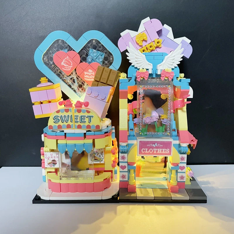City Street View Coffee Shop Building Blocks Flower Toy Cake Store Sets Food House Construction Toys Friends
City Street View Coffee Shop Building Blocks Flower Toy Cake Store Sets Food House Construction Toys Friends