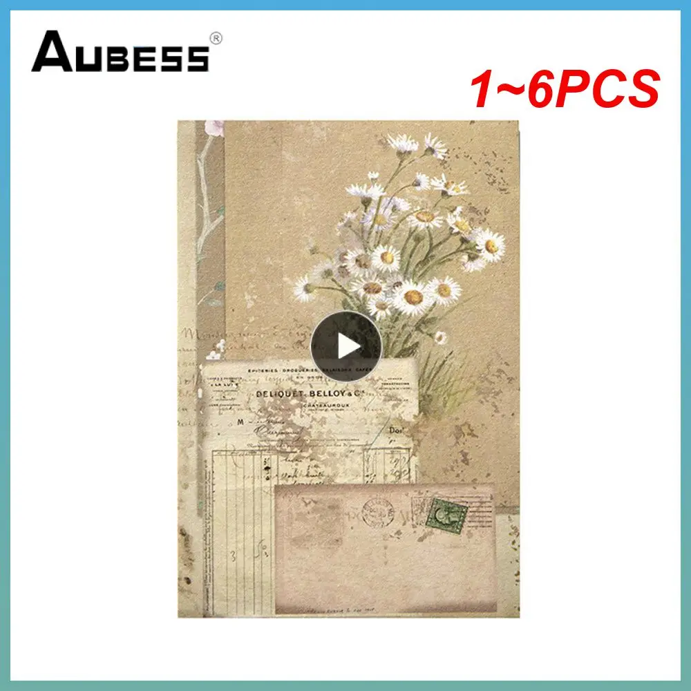 1~6PCS Yoofun 100sheets Retro Decorative Material Paper Book Vintage Rose Letter Flowers Papers Journal Dairy Craft Making
1~6PCS Yoofun 100sheets Retro Decorative Material Paper Book Vintage Rose Letter Flowers Papers Journal Dairy Craft Making