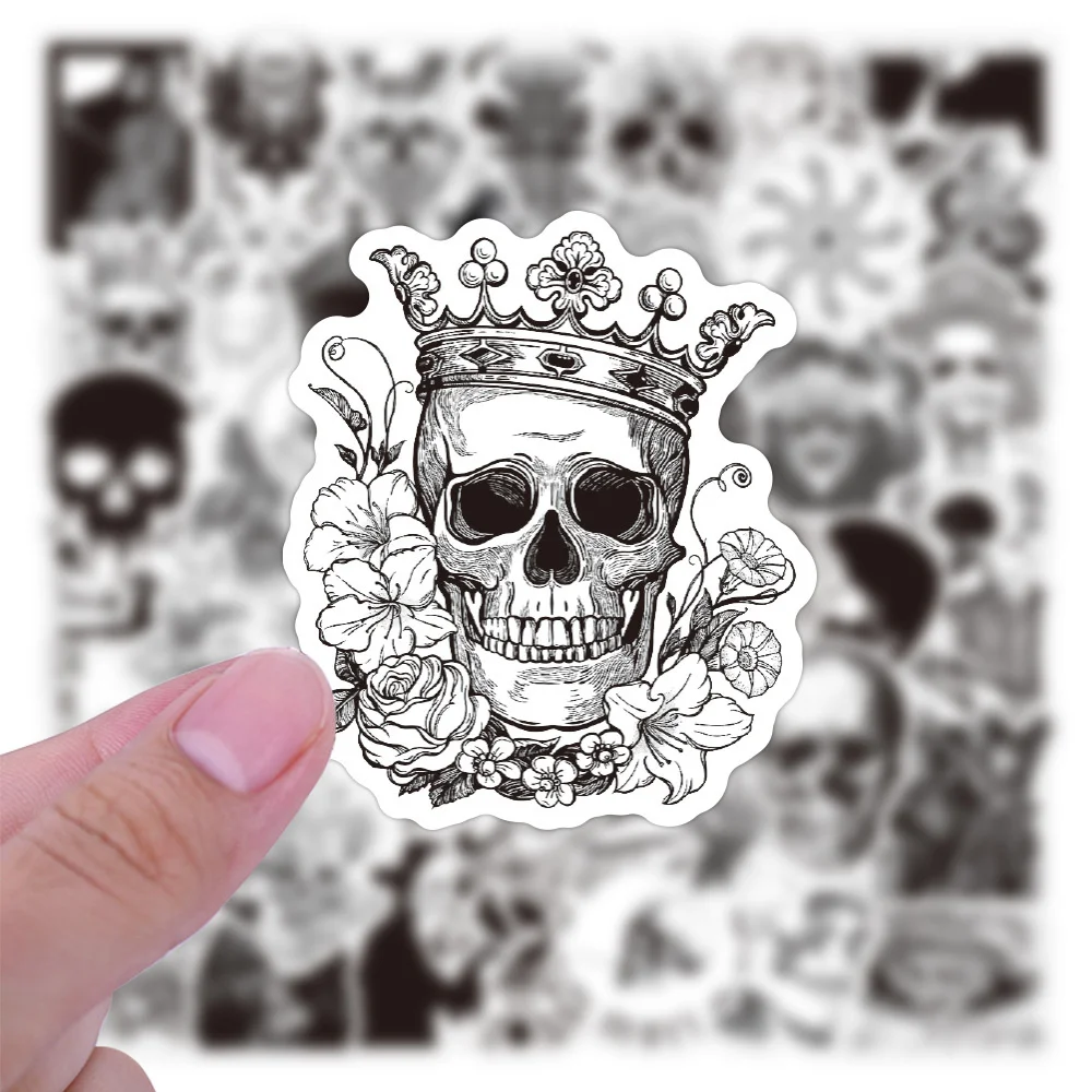 10/30/50PCS Black and White Skull Cool Graffiti Sticker For Suitcase Guitar iPad Skateboard Motorcycle Sticker Wholesale
10/30/50PCS Black and White Skull Cool Graffiti Sticker For Suitcase Guitar iPad Skateboard Motorcycle Sticker Wholesale