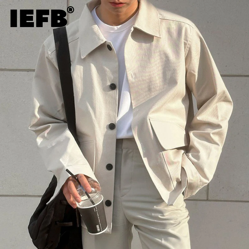 IEFB Casual Jacket Trend Men's Autumn New Solid Color Outerwear Loose Male Korean Style Fashion Office Worker Coat Tops 9C1115
IEFB Casual Jacket Trend Men's Autumn New Solid Color Outerwear Loose Male Korean Style Fashion Office Worker Coat Tops 9C1115