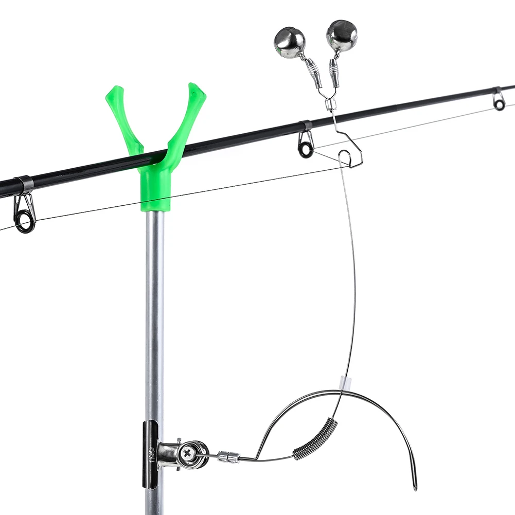1pc Fishing Rod Bell Alarm Stainless Steel Fishing Clip Indicator Bite Loop Alarms Fishing Rod Clamp Ring Fish Tackle Accessorie
1pc Fishing Rod Bell Alarm Stainless Steel Fishing Clip Indicator Bite Loop Alarms Fishing Rod Clamp Ring Fish Tackle Accessorie