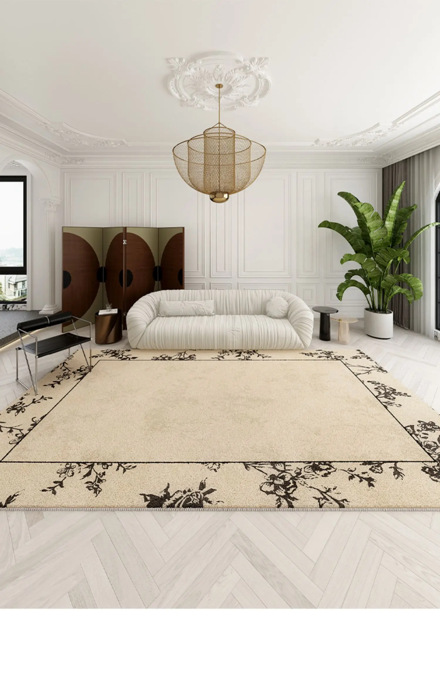 GY0362 French Cream style Carpet Living Room 2023 New Sofa, Tea Table, Floor Mat Thickened for Easy Care
GY0362 French Cream style Carpet Living Room 2023 New Sofa, Tea Table, Floor Mat Thickened for Easy Care