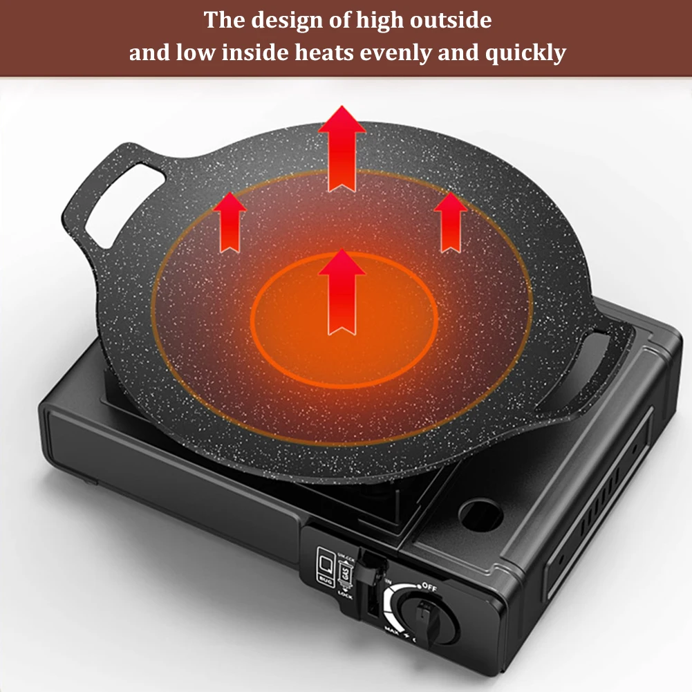 Thick Aluminum Alloy Frying Pan Pancake Korean Baking Pan Pan Non-stick Barbecue Cooker Induction Cooker Open Fire Frying Pan
Thick Aluminum Alloy Frying Pan Pancake Korean Baking Pan Pan Non-stick Barbecue Cooker Induction Cooker Open Fire Frying Pan