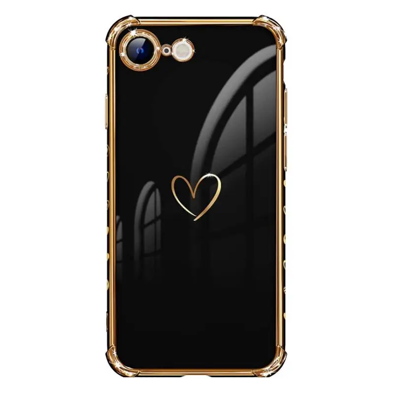 Shockproof Full Camera Protection Case With Heart Pattern For Phone SE 2022/2020 7 8 Luxury TPU Cover For Women Soft Back Shell
Shockproof Full Camera Protection Case With Heart Pattern For Phone SE 2022/2020 7 8 Luxury TPU Cover For Women Soft Back Shell