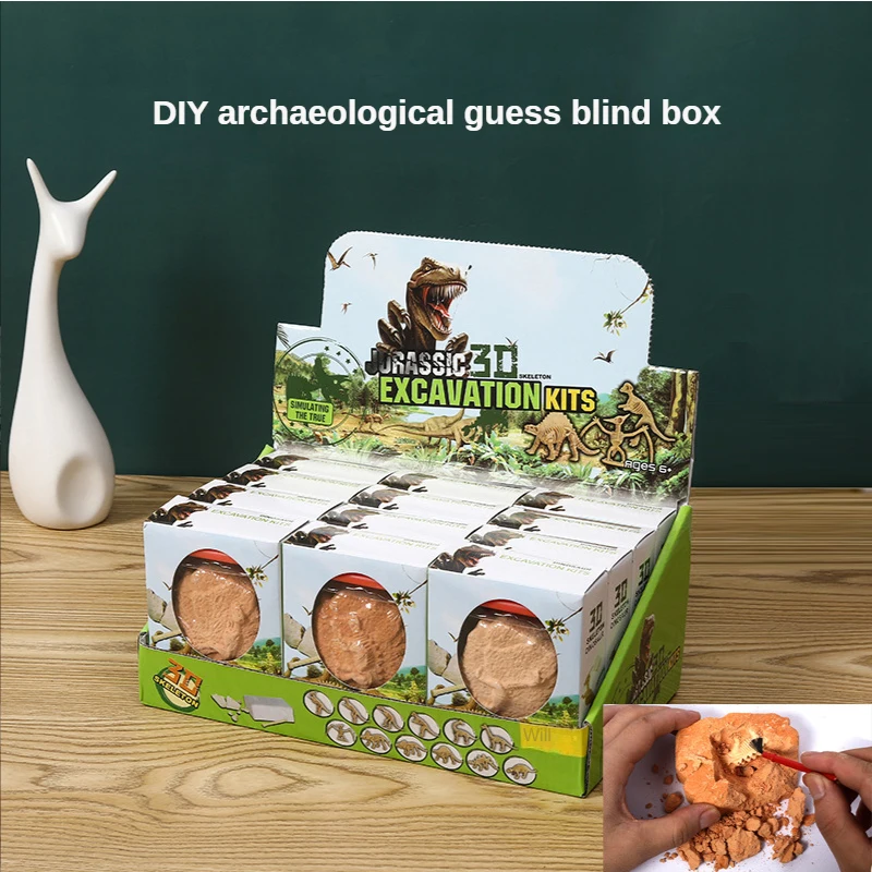 Archaeological Dinosaur Egg Excavation Toy Excavation Penguin Blind Box Archaeological Animal Model Simulation DIY Small Toy
Archaeological Dinosaur Egg Excavation Toy Excavation Penguin Blind Box Archaeological Animal Model Simulation DIY Small Toy