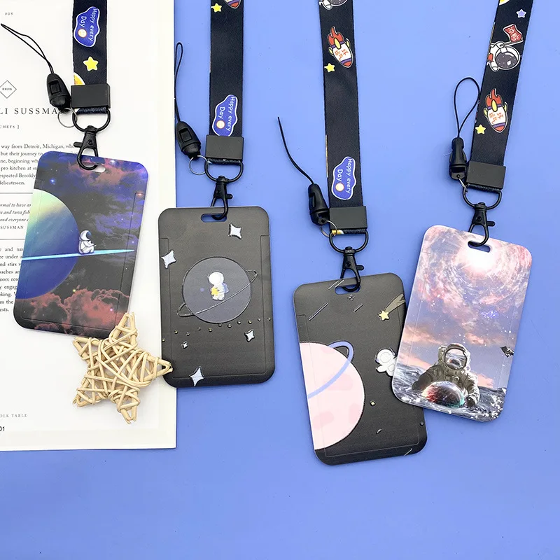 Black Space Astronaut Card Cover Campus Student ID Card Access Control Badge Work ID Bus Card ABS Plastic Credit Card Holder
Black Space Astronaut Card Cover Campus Student ID Card Access Control Badge Work ID Bus Card ABS Plastic Credit Card Holder