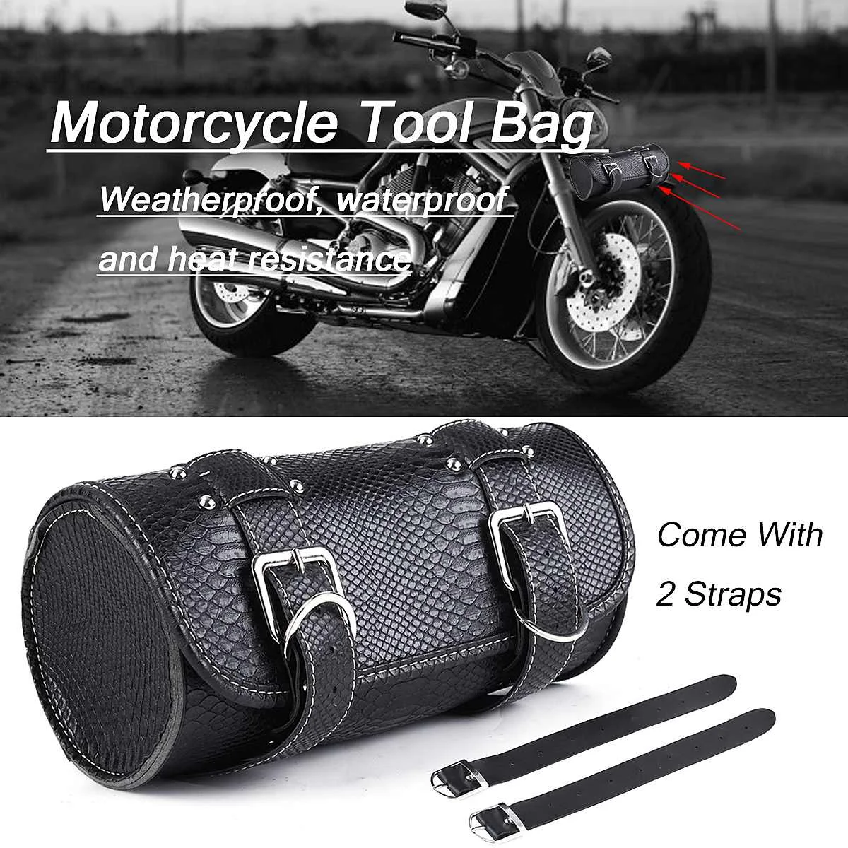 Universal Motorcycle Fork Tool Bags Luggage Gloves Storage Leather Travel Pouch Handlebar Saddlebag Front Luggage Bag
Universal Motorcycle Fork Tool Bags Luggage Gloves Storage Leather Travel Pouch Handlebar Saddlebag Front Luggage Bag