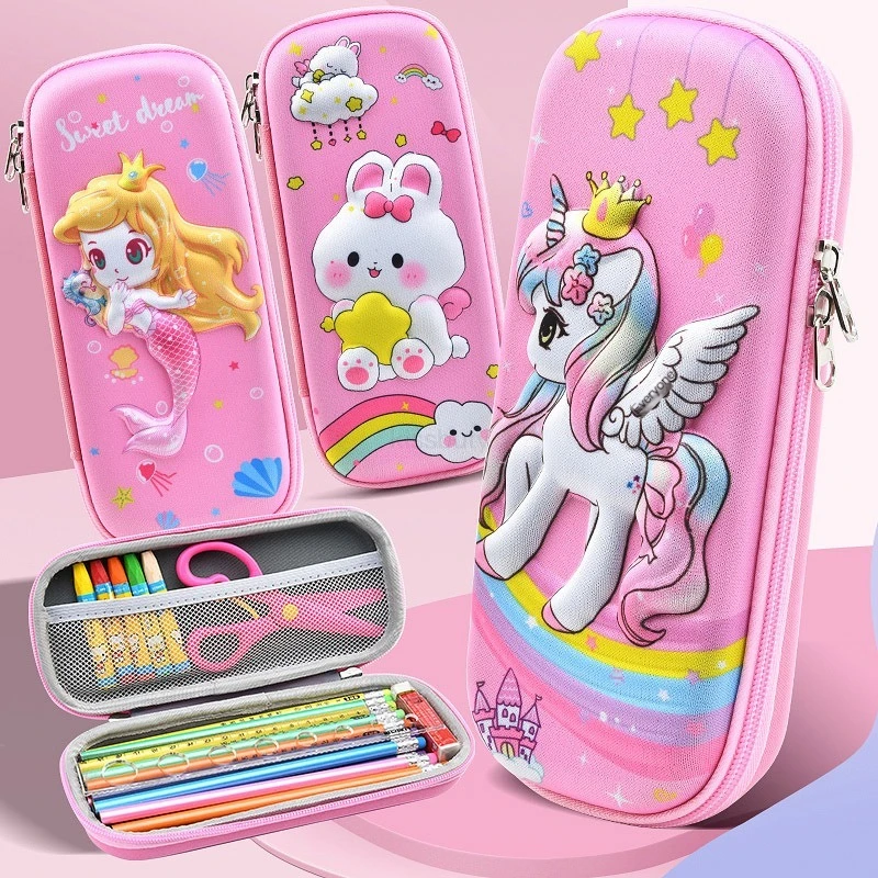 3D EVA Kawaii Unicorn Pencil Case Cartoon Stationery Box Girls Cute Animal Space Pencil Box Student Pen Case School Supplies
3D EVA Kawaii Unicorn Pencil Case Cartoon Stationery Box Girls Cute Animal Space Pencil Box Student Pen Case School Supplies