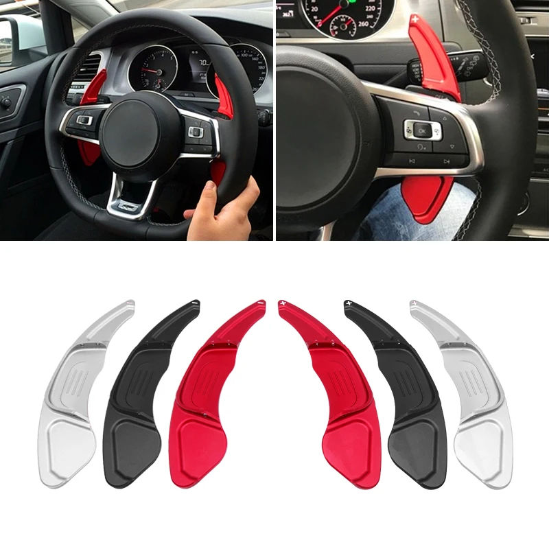 2 PCs/set Car Steering Wheel Paddle Extend Shifter For VW Golf 7 GTI Scirocco Sagitar GLI R-line Lamando Polo Auto Styling 
2 PCs/set Car Steering Wheel Paddle Extend Shifter For VW Golf 7 GTI Scirocco Sagitar GLI R-line Lamando Polo Auto Styling