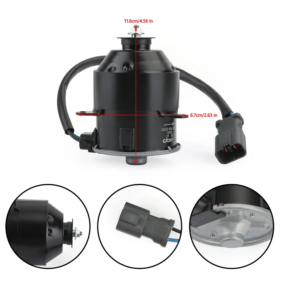Replacement Professional Fan Motor FM-AC-98D-2 19030-PNA-003 19030-RAA-A01 For Accord 2.4L 03-07 For Acura NSX 02-04
Replacement Professional Fan Motor FM-AC-98D-2 19030-PNA-003 19030-RAA-A01 For Accord 2.4L 03-07 For Acura NSX 02-04
